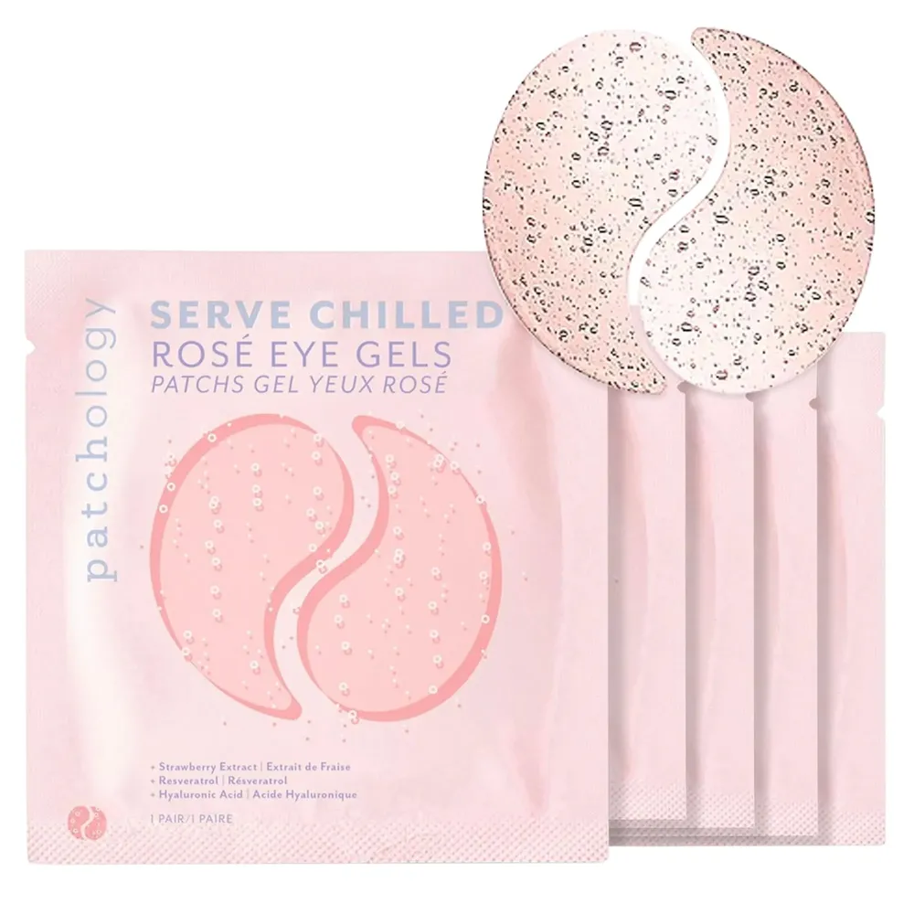 Patchology Serve Chilled Ros Hydrating Under Eye Patches - Hyaluronic & Antioxidant-Infused Eye Masks to Reduce Dark Circles & Fine Lines - Ideal Mothers Day Skincare Essentials (5 Pairs) Patchology Serve Chilled Ros Hydrating Under Eye Patches - Hyaluronic & Antioxidant-Infused Eye Masks to Reduce Dark Circles & Fine Lines - Ideal Mothers Day Skincare Essentials (5 Pairs)