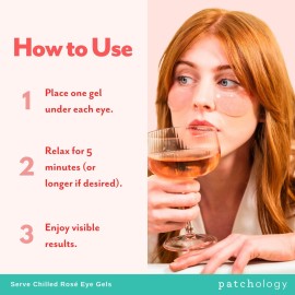 Patchology Serve Chilled Ros Hydrating Under Eye Patches - Hyaluronic & Antioxidant-Infused Eye Masks to Reduce Dark Circles & Fine Lines - Ideal Mothers Day Skincare Essentials (5 Pairs) Patchology Serve Chilled Ros Hydrating Under Eye Patches - Hyaluronic & Antioxidant-Infused Eye Masks to Reduce Dark Circles & Fine Lines - Ideal Mothers Day Skincare Essentials (5 Pairs)