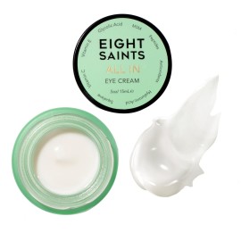 Eight Saints Skin Care All In Eye Cream, Natural and Organic Anti Aging Under Eye Cream to Reduce Puffiness, Wrinkles, and Under Eye Bags, Dark Circles Under Eye Treatment, 0.5 Ounces Eight Saints Skin Care All In Eye Cream, Natural and Organic Anti Aging Under Eye Cream to Reduce Puffiness, Wrinkles, and Under Eye Bags, Dark Circles Under Eye Treatment, 0.5 Ounces