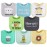 The Peanutshell Baby Boy or Girl Terry Bibs Set of 10-100% Cotton, Soft, Absorbent Baby Bibs, Unisex Toddler Boy or Girl Set, Newborn & Infant - Han-Gry