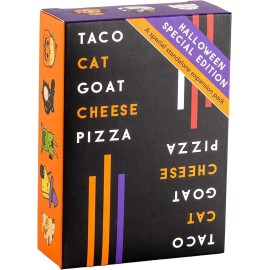 Taco Cat Goat Cheese Pizza - Halloween Edition - Halloween Party Games for Kids and Adults - Halloween Party Favors, Halloween School Party Prize, Trick or Treat Gift, Kids Ages 8+