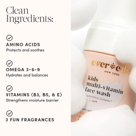 Evereden Kids Face Wash: Melon Juice, 3.4 fl oz. | Gentle Skin Care | Clean and Non-toxic Face Wash | Multi-Vitamin Kids Skin Care Evereden Kids Face Wash: Melon Juice, 3.4 fl oz. | Gentle Skin Care | Clean and Non-toxic Face Wash | Multi-Vitamin Kids Skin Care