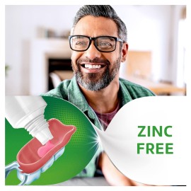 Super Poligrip Extra Care Denture Adhesive Cream, Zinc Free Denture Cream - 2.2 Ounce (Pack of 4)