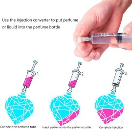 MUB Perfume Refill Pump Tools, Perfume Dispenser with Adapter Tools for Perfumes Transfer to empty bottles, Include 2 Syringe for Replacement MUB Perfume Refill Pump Tools, Perfume Dispenser with Adapter Tools for Perfumes Transfer to empty bottles, Include 2 Syringe for Replacement