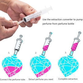 MUB Perfume Refill Pump Tools, Perfume Dispenser with Adapter Tools for Perfumes Transfer to empty bottles, Include 2 Syringe for Replacement MUB Perfume Refill Pump Tools, Perfume Dispenser with Adapter Tools for Perfumes Transfer to empty bottles, Include 2 Syringe for Replacement
