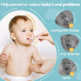 Papablic Baby Tongue Cleaner, Baby Oral Cleaner, Disposable Infant Mouth Cleaner Newborn, Upgrade Gum Cleaner with Paper Handle or Infants Ages 0-2 Years, 100 Pack Papablic Baby Tongue Cleaner, Baby Oral Cleaner, Disposable Infant Mouth Cleaner Newborn, Upgrade Gum Cleaner with Paper Handle or Infants Ages 0-2 Years, 100 Pack