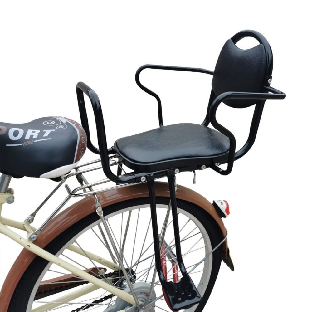 WORAMUK Rear Kid\'s Bike seat,Rear Child Bike seat,Rear Mount Bike seat with Armrests,Pedals and Harness for Most Adult Bike Ages 2 to 8 Years(Up to 110lb) WORAMUK Rear Kid\'s Bike seat,Rear Child Bike seat,Rear Mount Bike seat with Armrests,Pedals and Harness for Most Adult Bike Ages 2 to 8 Years(Up to 110lb)
