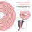 FITMYFAVO Jump Rope Cotton Adjustable Skipping Weighted jumprope for WomenAdult and Children Athletic Fitness Exercise Jumping Rope