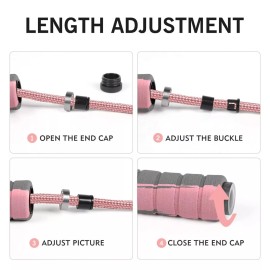 FITMYFAVO Jump Rope Cotton Adjustable Skipping Weighted jumprope for WomenAdult and Children Athletic Fitness Exercise Jumping Rope FITMYFAVO Jump Rope Cotton Adjustable Skipping Weighted jumprope for WomenAdult and Children Athletic Fitness Exercise Jumping Rope