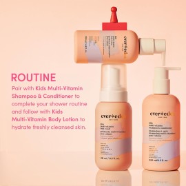Evereden Kids Shampoo and Conditioner 2 in 1: Cool Peach, 8.5 fl oz. | Gentle Kids Skin Care | Non-toxic and Clean Ingredients Evereden Kids Shampoo and Conditioner 2 in 1: Cool Peach, 8.5 fl oz. | Gentle Kids Skin Care | Non-toxic and Clean Ingredients