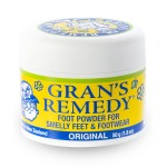 Gran\'s Remedy Original Unscented Shoe Deodorizer and Foot Powder for Smelly Feet - Effective Shoe Odor Eliminator in Travel Size - Absorbs Sweat and Moisture for Shoes and Feet
