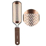 Foot File Foot Scrubber Pedicure - Callus Remover for Feet Easkep Professional Grater Rasp Foot Scraper Corns Callous Removers Cracked Dead Skin Remover for Dry and Wet Feet (Golden)