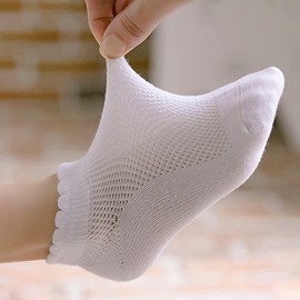 Looching 5 Pack Baby Girls Boys Mesh Thin Socks Cotton White Kids Toddler Soft No Show Ankle Socks 1-12T Kids Looching 5 Pack Baby Girls Boys Mesh Thin Socks Cotton White Kids Toddler Soft No Show Ankle Socks 1-12T Kids