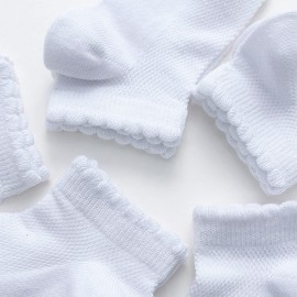 Looching 5 Pack Baby Girls Boys Mesh Thin Socks Cotton White Kids Toddler Soft No Show Ankle Socks 1-12T Kids Looching 5 Pack Baby Girls Boys Mesh Thin Socks Cotton White Kids Toddler Soft No Show Ankle Socks 1-12T Kids