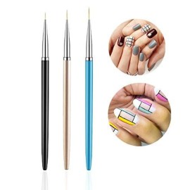 FULINJOY 5PCS Dotting Pens with 3 PCS Nail Painting Brushes, Nail Art Design Tools FULINJOY 5PCS Dotting Pens with 3 PCS Nail Painting Brushes, Nail Art Design Tools