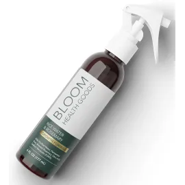 Bloom Health Goods Rosemary & Fermented Rice Water Tonic Growth Spray for Hair Health - Whole Plant Ingredients - 6 Fluid Ounces
