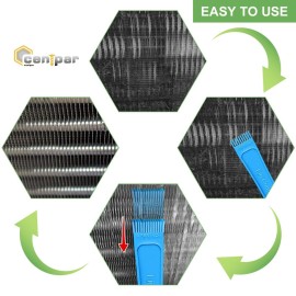 Cenipar FCR6 Ring Fin Comb Set Cleaning Brush Coil Condenser Brush Compatible with Air Conditioner Cenipar FCR6 Ring Fin Comb Set Cleaning Brush Coil Condenser Brush Compatible with Air Conditioner