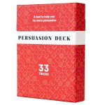 BestSelf Persuasion Deck - Persuasion Skill Cards to Master Persuasion Tricks with 33 Prompts