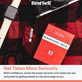 BestSelf Persuasion Deck - Persuasion Skill Cards to Master Persuasion Tricks with 33 Prompts BestSelf Persuasion Deck - Persuasion Skill Cards to Master Persuasion Tricks with 33 Prompts