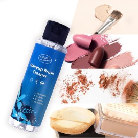 Clean-n-Fresh Makeup Brush Cleaner Set For Brushes, Sponge and Puff 6.8 Fl Oz,Deep Cleaning Washing Cleanser Shampoo With a Cleaning Mat Clean-n-Fresh Makeup Brush Cleaner Set For Brushes, Sponge and Puff 6.8 Fl Oz,Deep Cleaning Washing Cleanser Shampoo With a Cleaning Mat