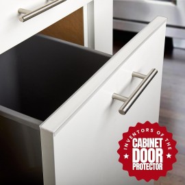 Cabinet Hero Slimline Door Protector - Clear Slip-On Plastic Edge Guard for Kitchen & Drawer Fronts - Ideal for Protecting Moms Kitchen - 3/4 Thick, 18 Length, Clear, Pack of 4 Cabinet Hero Slimline Door Protector - Clear Slip-On Plastic Edge Guard for Kitchen & Drawer Fronts - Ideal for Protecting Moms Kitchen - 3/4 Thick, 18 Length, Clear, Pack of 4