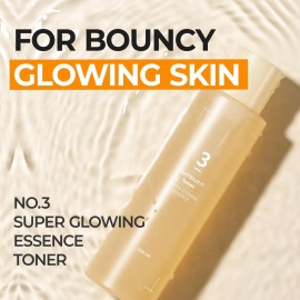 numbuzin No.3 Toner | Super Glowing Essence Toner | Skin Radiance, Pore Tightening, Skin Texture, Hydration | Fermented Ingredients, Niacinamide, Galactomyces | 6.76 fl. oz. numbuzin No.3 Toner | Super Glowing Essence Toner | Skin Radiance, Pore Tightening, Skin Texture, Hydration | Fermented Ingredients, Niacinamide, Galactomyces | 6.76 fl. oz.