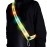 OLIKER LED Reflective Running Gear High Visibility LED Flashing Sash Outdoor Running Cycling Hiking Jogging Rechargeable Illuminating Gear for Men and Women Night Safety Walking (Green)