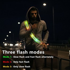 OLIKER LED Reflective Running Gear High Visibility LED Flashing Sash Outdoor Running Cycling Hiking Jogging Rechargeable Illuminating Gear for Men and Women Night Safety Walking (Green) OLIKER LED Reflective Running Gear High Visibility LED Flashing Sash Outdoor Running Cycling Hiking Jogging Rechargeable Illuminating Gear for Men and Women Night Safety Walking (Green)