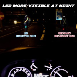 OLIKER LED Reflective Running Gear High Visibility LED Flashing Sash Outdoor Running Cycling Hiking Jogging Rechargeable Illuminating Gear for Men and Women Night Safety Walking (Green) OLIKER LED Reflective Running Gear High Visibility LED Flashing Sash Outdoor Running Cycling Hiking Jogging Rechargeable Illuminating Gear for Men and Women Night Safety Walking (Green)