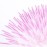 i-Laesh 100 Pcs Disposable Eyelash Brushes, Mascara Wands, Spoolies for Eyelash Extensions, Spoolie Eyebrow Brow Makeup Supplies Kit Glitter Applicator Tool Accessories Bristle (Crystal Pink)