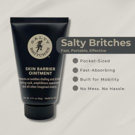 Salty Britches Waterproof Anti Chafing Ointment, Chafing Gel, Half Marathon Essentials, Anti-Chafe, Military Gear Essential, Running Essentials, Gifts for Runners - Berry Oil Scented - 1pk Salty Britches Waterproof Anti Chafing Ointment, Chafing Gel, Half Marathon Essentials, Anti-Chafe, Military Gear Essential, Running Essentials, Gifts for Runners - Berry Oil Scented - 1pk