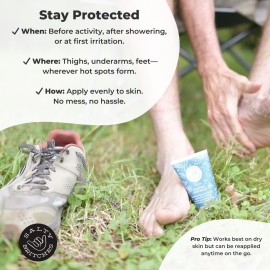 Salty Britches Waterproof Anti Chafing Ointment, Chafing Gel, Half Marathon Essentials, Anti-Chafe, Military Gear Essential, Running Essentials, Gifts for Runners - Berry Oil Scented - 1pk Salty Britches Waterproof Anti Chafing Ointment, Chafing Gel, Half Marathon Essentials, Anti-Chafe, Military Gear Essential, Running Essentials, Gifts for Runners - Berry Oil Scented - 1pk