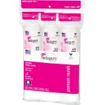 Swisspers Premium 100% Natural Cotton Rounds, Hypoallergenic, Reclosable Bags, 100-Count Bags, 3-Pack (300 Count Total)