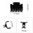 YOHAMA 12 pcs Small Hair Claw Clips 1 inch Durable Mini Jaw Clip Claw for Kids and Adult Multifunction Non-slip Hair Clips Black and Brown Colors Fixed Bangs Decoration Hairstyle.