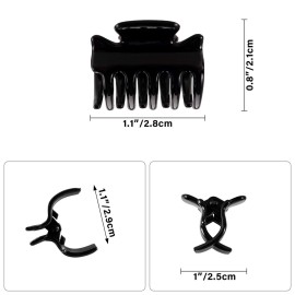YOHAMA 12 pcs Small Hair Claw Clips 1 inch Durable Mini Jaw Clip Claw for Kids and Adult Multifunction Non-slip Hair Clips Black and Brown Colors Fixed Bangs Decoration Hairstyle. YOHAMA 12 pcs Small Hair Claw Clips 1 inch Durable Mini Jaw Clip Claw for Kids and Adult Multifunction Non-slip Hair Clips Black and Brown Colors Fixed Bangs Decoration Hairstyle.