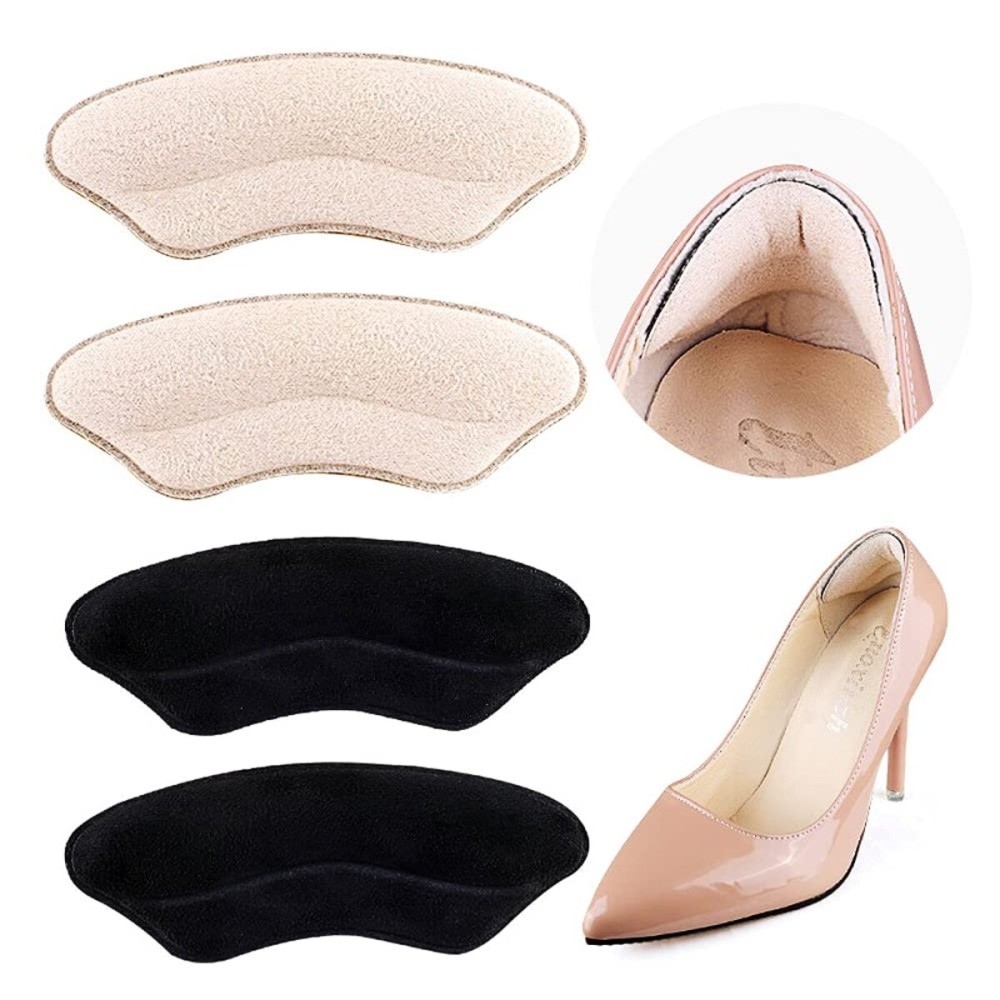 Premium Heel Pads for Shoes Too Big, Self-Adhesive Heel Inserts for Women&Men, Heel Grips to Improve Shoe Fit and Comfort, Heel Protectors to Prevent Pain Blisters Calluses (2 Pairs) Premium Heel Pads for Shoes Too Big, Self-Adhesive Heel Inserts for Women&Men, Heel Grips to Improve Shoe Fit and Comfort, Heel Protectors to Prevent Pain Blisters Calluses (2 Pairs)