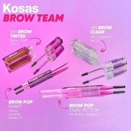 Kosas Air Brow Tinted Gel with Clean, Vegan Ingredients for Fluffy, Full and Healthy Brows, Longwear (Clear) Kosas Air Brow Tinted Gel with Clean, Vegan Ingredients for Fluffy, Full and Healthy Brows, Longwear (Clear)
