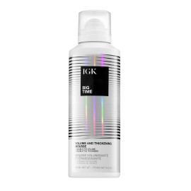 IGK Big Time Volume Hair Mousse | Volume + Thickening + Lightweight Formula | 6.2 oz