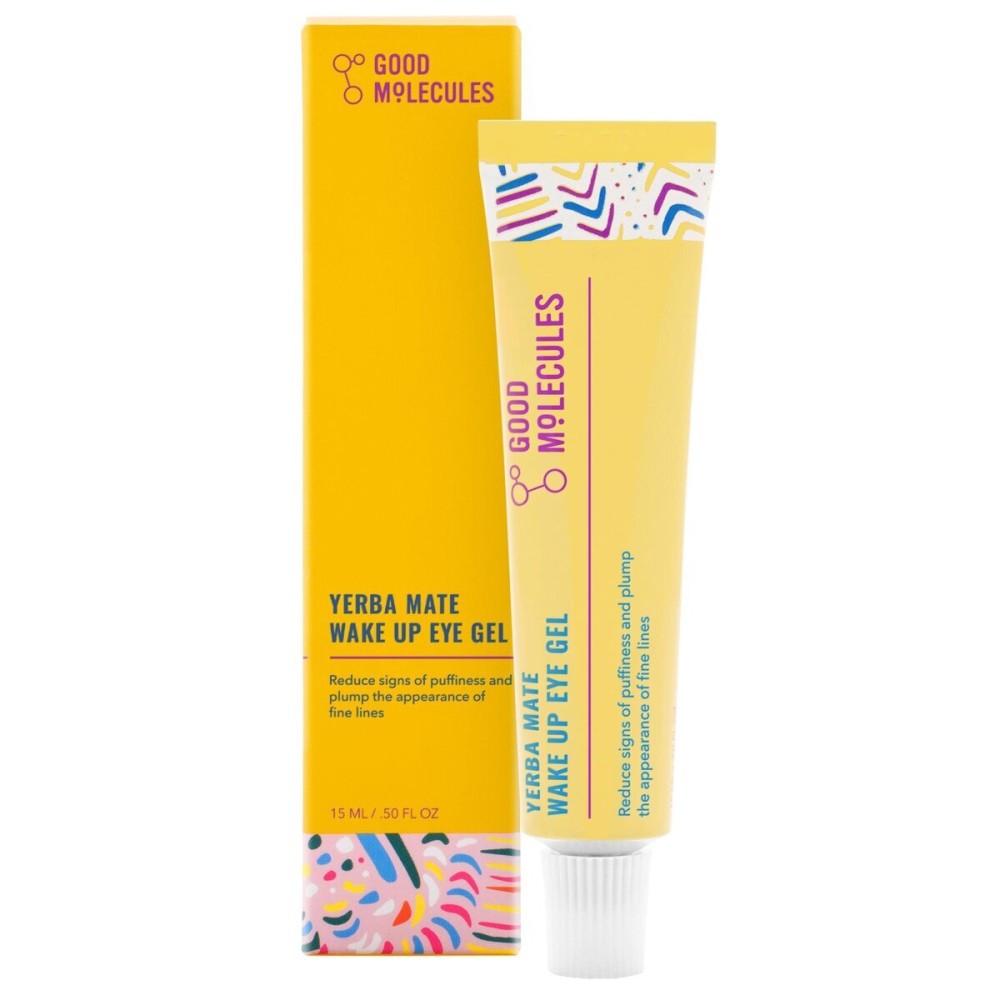 Good Molecules Yerba Mate Wake Up Eye Gel - Yerba Mate, Hyaluronic Acid and Caffeine to Hydrate, Minimize Puffiness and Swelling - Skincare for Face Good Molecules Yerba Mate Wake Up Eye Gel - Yerba Mate, Hyaluronic Acid and Caffeine to Hydrate, Minimize Puffiness and Swelling - Skincare for Face