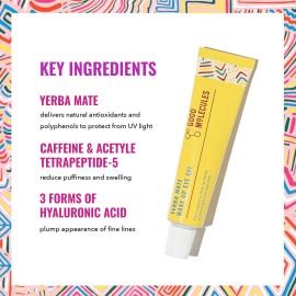 Good Molecules Yerba Mate Wake Up Eye Gel - Yerba Mate, Hyaluronic Acid and Caffeine to Hydrate, Minimize Puffiness and Swelling - Skincare for Face Good Molecules Yerba Mate Wake Up Eye Gel - Yerba Mate, Hyaluronic Acid and Caffeine to Hydrate, Minimize Puffiness and Swelling - Skincare for Face