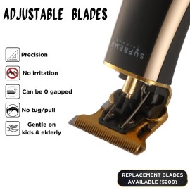Supreme Trimmer T Shaper Professional Barber Trimmer | 90 Min Runtime, Low Noise Clippers for Men & Sensitive Skin | Cordless Zero Gap Beard Trimmer | ST5210 Supreme Trimmer T Shaper Professional Barber Trimmer | 90 Min Runtime, Low Noise Clippers for Men & Sensitive Skin | Cordless Zero Gap Beard Trimmer | ST5210