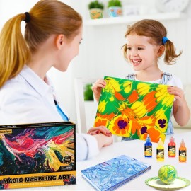 Water Marbling Paint for Kids - Arts and Crafts for Girls & Boys Crafts Kits Ideal Gifts for Kids Age 6-8 8-12 Water Marbling Paint for Kids - Arts and Crafts for Girls & Boys Crafts Kits Ideal Gifts for Kids Age 6-8 8-12