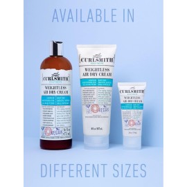CURLSMITH - Weightless Air Dry Cream - Vegan Leave-In Conditioner for Any Hair Type, Smooths Hair (2fl.oz) CURLSMITH - Weightless Air Dry Cream - Vegan Leave-In Conditioner for Any Hair Type, Smooths Hair (2fl.oz)