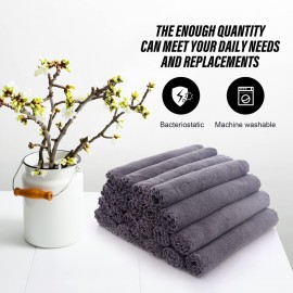 MOONQUEEN Ultra Soft Premium Washcloths Set - 12 x 12 inches - 24 Pack - Quick Drying - Highly Absorbent Coral Velvet Bathroom Wash Clothes - Use as Bath, Spa, Facial, Fingertip Towel (Grey) MOONQUEEN Ultra Soft Premium Washcloths Set - 12 x 12 inches - 24 Pack - Quick Drying - Highly Absorbent Coral Velvet Bathroom Wash Clothes - Use as Bath, Spa, Facial, Fingertip Towel (Grey)