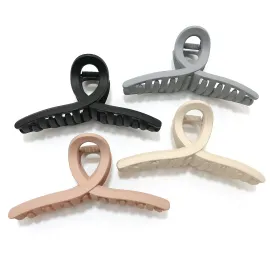 Nalodu 4.3 Inch Hair Claw Clips Large No Slip Big Matte Jaw Butterfly Clip for Thin Fine Thick Hair Women, 4 Pack Nalodu 4.3 Inch Hair Claw Clips Large No Slip Big Matte Jaw Butterfly Clip for Thin Fine Thick Hair Women, 4 Pack