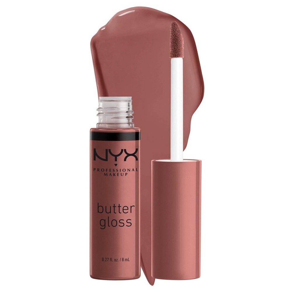 NYX PROFESSIONAL MAKEUP Butter Gloss Brown Sugar, Non-Sticky Lip Gloss - Spiked Toffee (Brown Mauve) NYX PROFESSIONAL MAKEUP Butter Gloss Brown Sugar, Non-Sticky Lip Gloss - Spiked Toffee (Brown Mauve)
