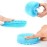 TDHDIKE Silicone Body Scrubber Loofah - Set of 3 Soft Exfoliating Body Bath Shower Scrubber Loofah Brush for Sensitive Kids Women Men All Kinds of Skin