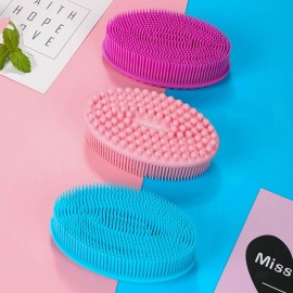TDHDIKE Silicone Body Scrubber Loofah - Set of 3 Soft Exfoliating Body Bath Shower Scrubber Loofah Brush for Sensitive Kids Women Men All Kinds of Skin TDHDIKE Silicone Body Scrubber Loofah - Set of 3 Soft Exfoliating Body Bath Shower Scrubber Loofah Brush for Sensitive Kids Women Men All Kinds of Skin