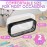 Small Makeup Bag for Purse - 2 Pcs Clear Zipper Pouches, Soft, Elastic, Waterproof Plastic Small Cosmetic Bag for Purse, Space-Efficient, Stylish Design - Great for Organizing Essentials on the Go