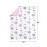 DaysU Silky Micro Soft Plush Baby Blankets for Girls with Print Animal Pattern and Soothing Raised Dots, Double Layer Bed Throws for Baby Crib, Elephant, Pink, 30x40 Inches